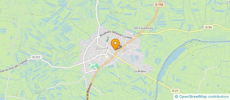 localisation de l'entreprise TGTP à BOUIN