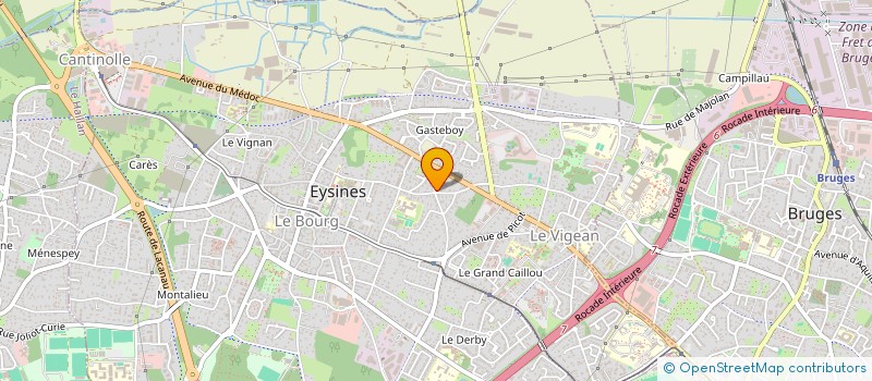 localisation de l'entreprise TGV  EYSINES