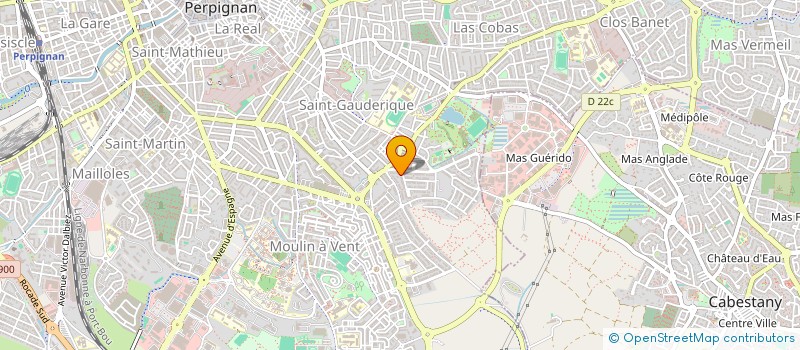 localisation de l'entreprise TGV  PERPIGNAN