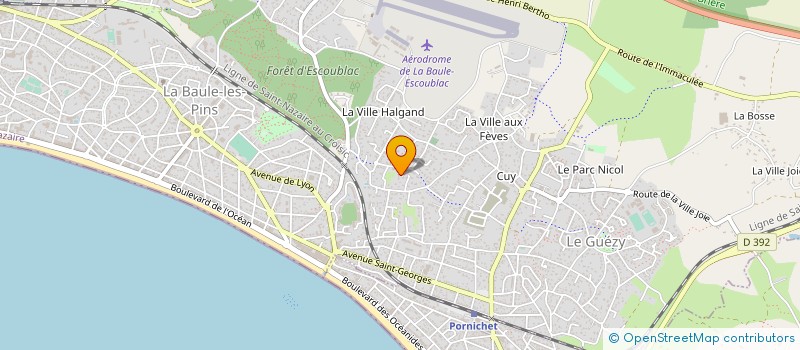 localisation de l'entreprise TGV CONSULT à LA BAULE-ESCOUBLAC
