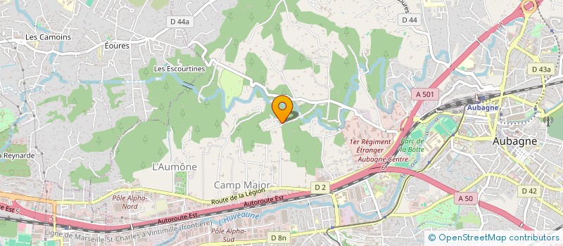 localisation de l'entreprise TGV INVEST  AUBAGNE