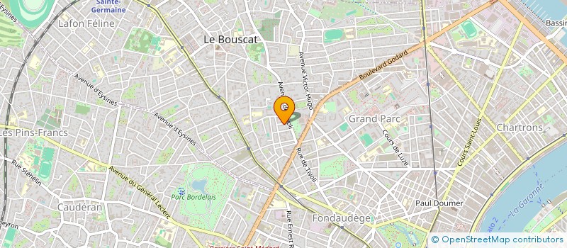 localisation de l'entreprise TGVR  LE BOUSCAT