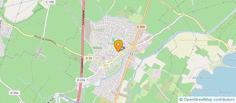 localisation de l'entreprise TGVS  POLLESTRES