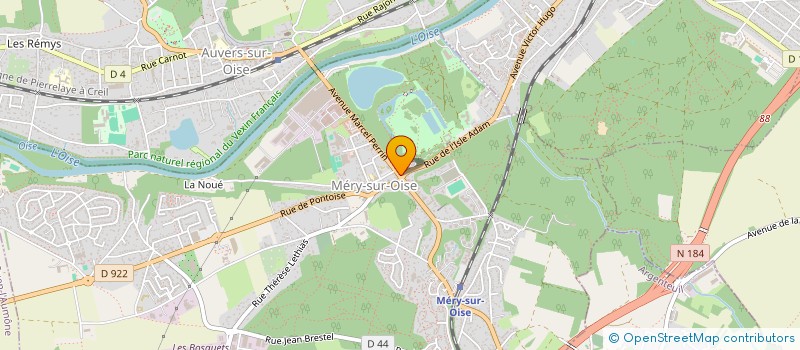 localisation de l'entreprise TGX  MERY-SUR-OISE