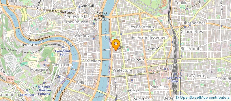 localisation de l'entreprise TGX DIFFUSION à LYON