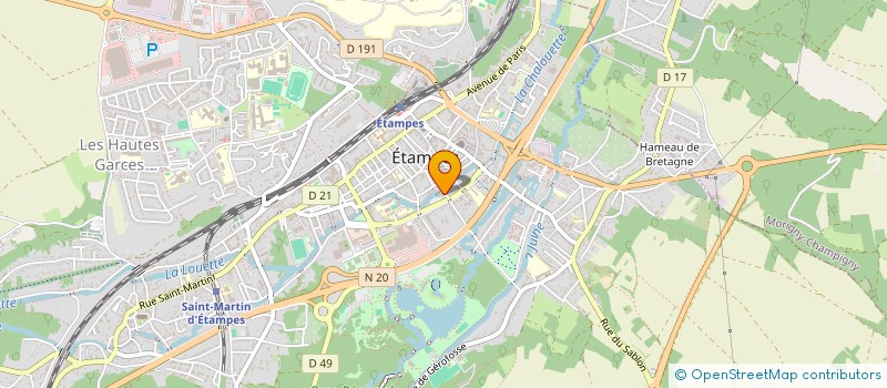 localisation de l'entreprise TH  ETAMPES