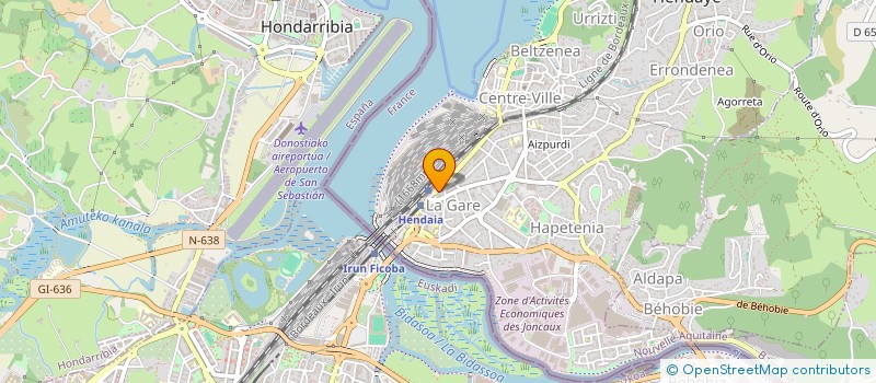 localisation de l'entreprise TH  HENDAYE