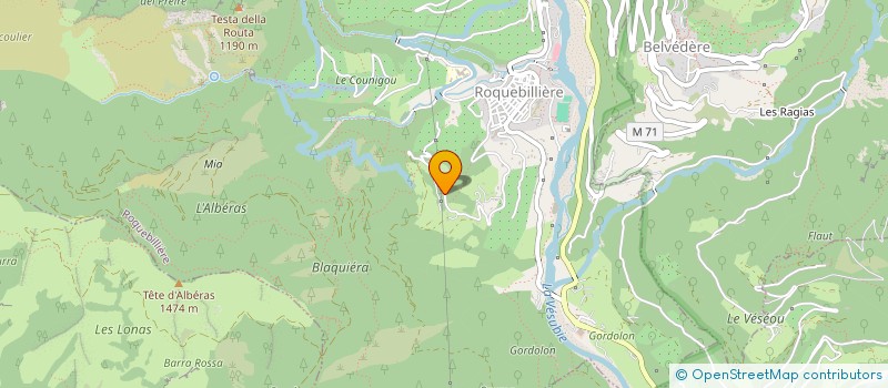 localisation de l'entreprise TH.AN.GI  ROQUEBILLIERE