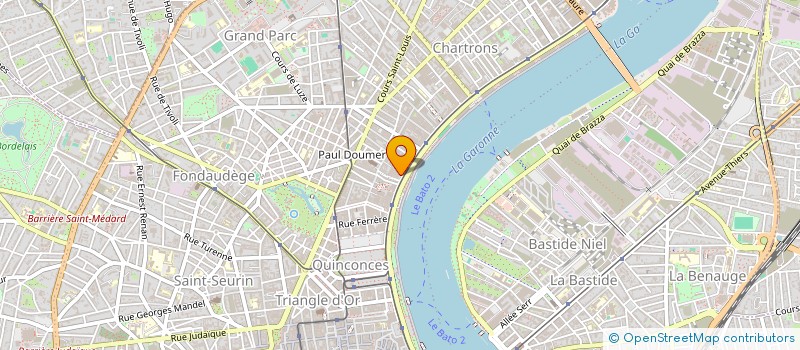 localisation de l'entreprise TH.B IMMO  BORDEAUX