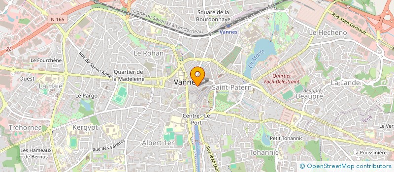 localisation de l'entreprise TH BILLAULT à VANNES
