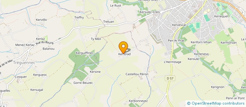 localisation de l'entreprise TH CARRELAGE  SAINT-JEAN-TROLIMON