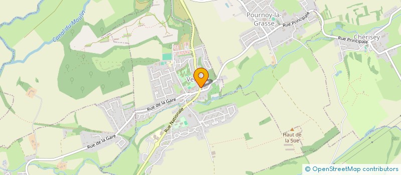 localisation de l'entreprise TH CO  COIN-LES-CUVRY