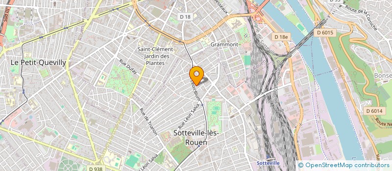 localisation de l'entreprise TH CONSTRUCTION  SOTTEVILLE-LES-ROUEN