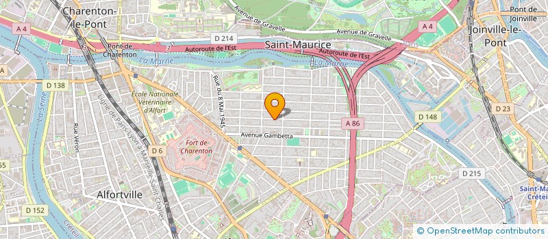 localisation de l'entreprise TH CONSULTING à MAISONS-ALFORT