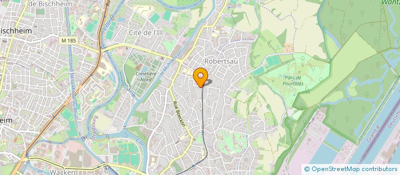 localisation de l'entreprise TH DEVELOPPEMENT 67 à STRASBOURG
