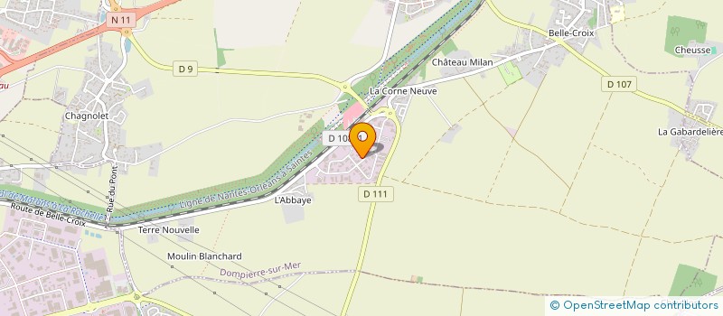 localisation de l'entreprise TH IMMO PRO  DOMPIERRE-SUR-MER