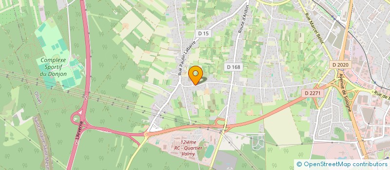 localisation de l'entreprise TH IMMOBILIER à OLIVET
