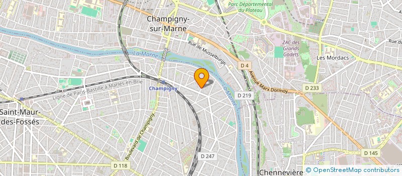 localisation de l'entreprise TH INVESTISSEMENT à SAINT-MAUR-DES-FOSSES