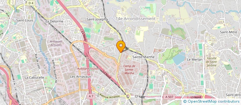 localisation de l'entreprise TH INVESTISSEMENT  MARSEILLE