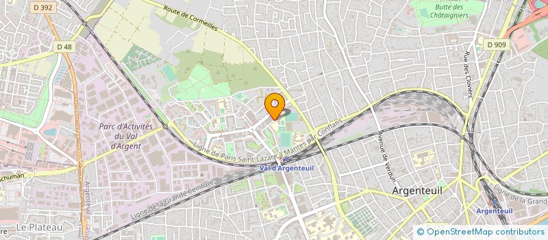 localisation de l'entreprise TH OPTIQUE  SAINT-DIE-DES-VOSGES