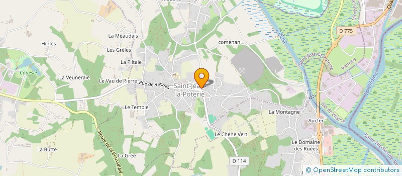 localisation de l'entreprise TH PRODUCTION  SAINT-JEAN-LA-POTERIE