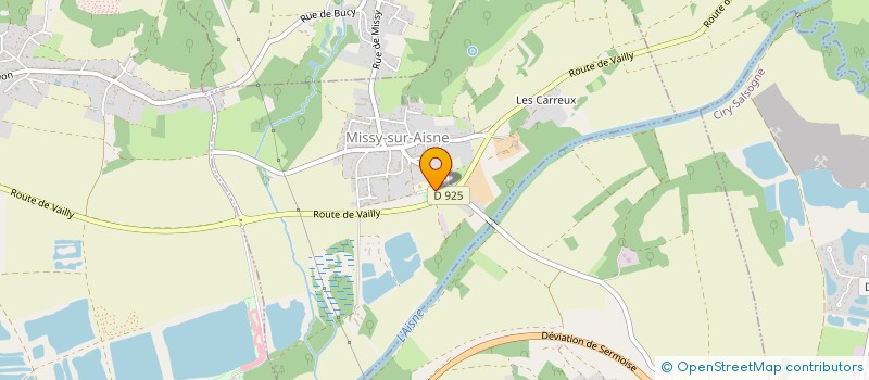 localisation de l'entreprise TH & TH  MISSY-SUR-AISNE