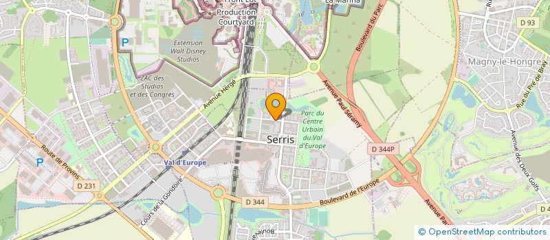 localisation de l'entreprise TH100%PRO à SERRIS
