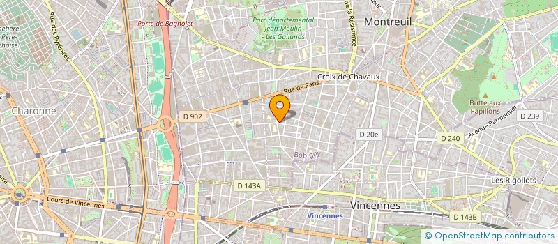 localisation de l'entreprise TH2 GROUPE SERVICES à MONTREUIL