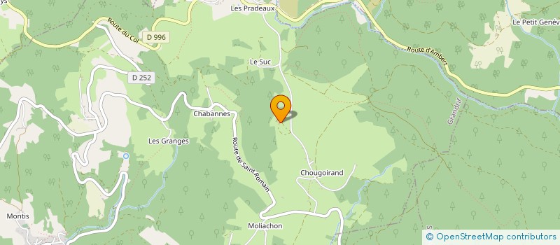 localisation de l'entreprise TH2G  AMBERT