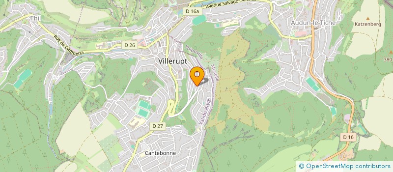 localisation de l'entreprise TH2O  VILLERUPT