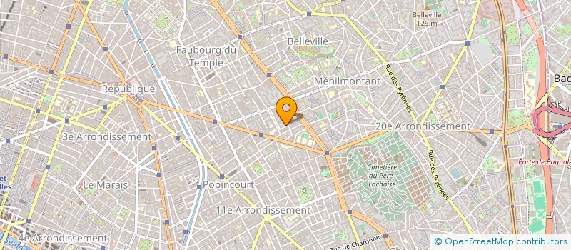 localisation de l'entreprise TH3  PARIS 11