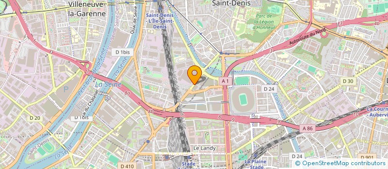 localisation de l'entreprise THABOR à SAINT-DENIS