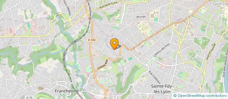 localisation de l'entreprise THABOR  SAINTE-FOY-LES-LYON