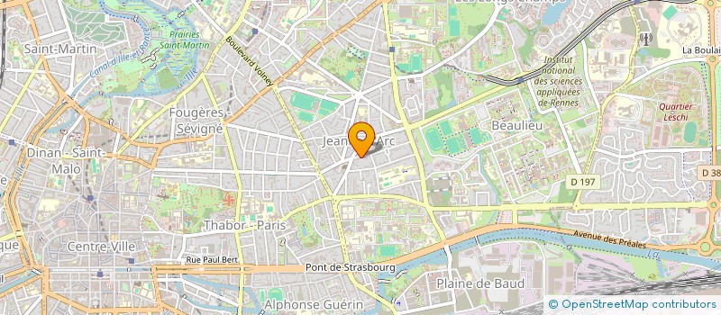 localisation de l'entreprise THABOR PATRIMOINE  RENNES