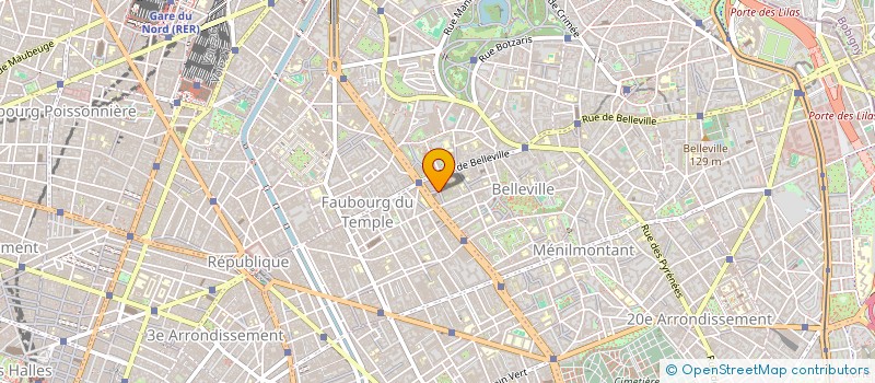 localisation de l'entreprise THABTI D'ECHAFAUDAGE à PARIS