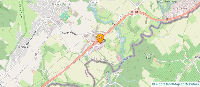 localisation de l'entreprise THABUIS VINS  THOIRY