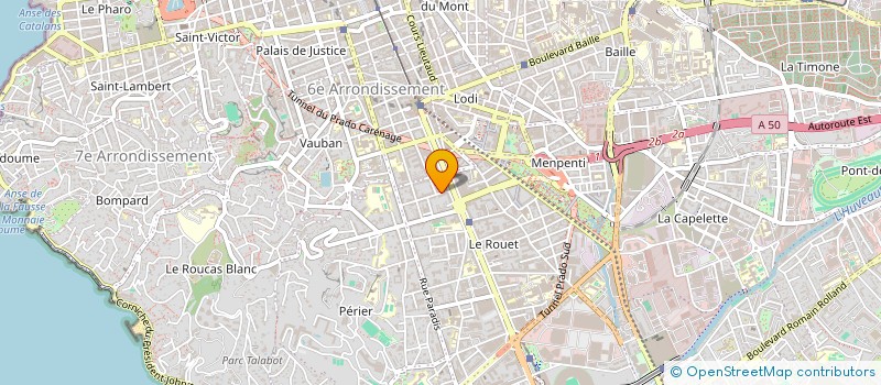 localisation de l'entreprise THAC à MARSEILLE