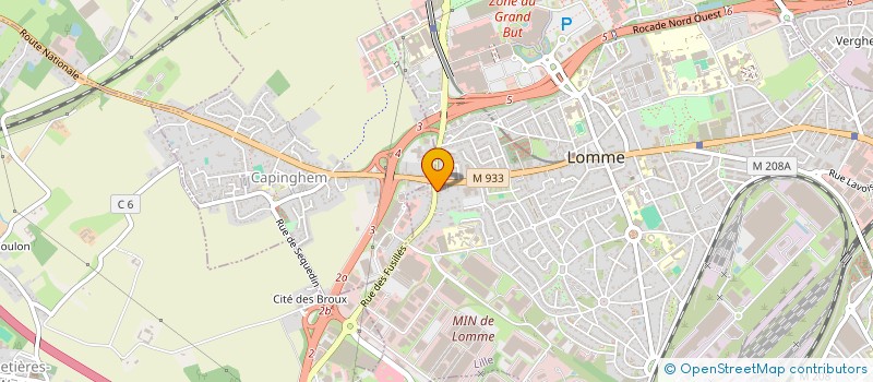 localisation de l'entreprise THACELAXE à LILLE