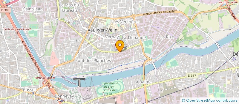 localisation de l'entreprise THACI à LYON