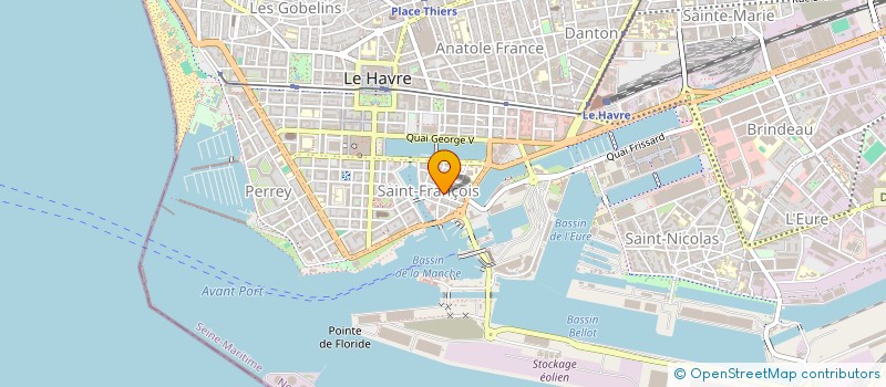 localisation de l'entreprise THAD  LE HAVRE