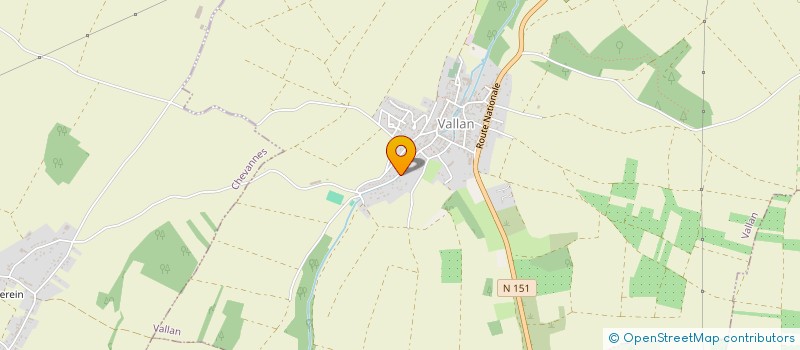 localisation de l'entreprise THAD INVESTISSEMENTS  VALLAN