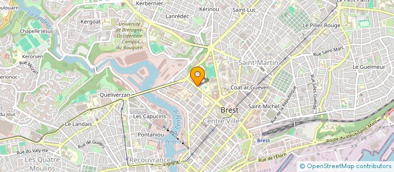 localisation de l'entreprise THADDO à BREST