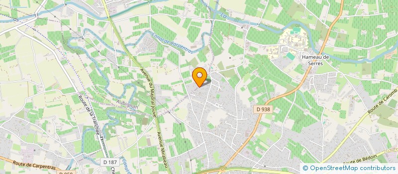 localisation de l'entreprise THAELIA  CARPENTRAS