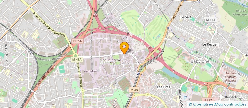 localisation de l'entreprise THAF  HALLENNES-LEZ-HAUBOURDIN