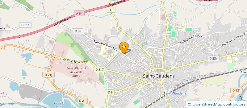 localisation de l'entreprise THAFH  SAINT-GAUDENS