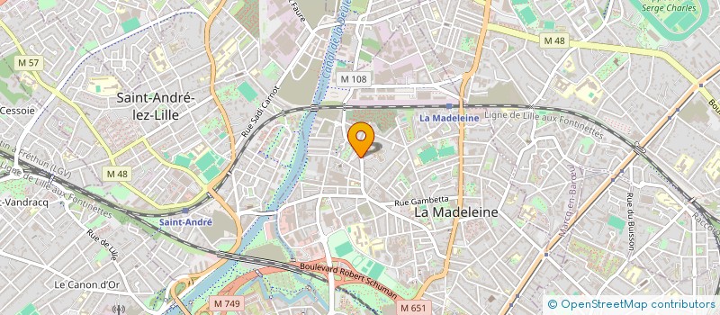 localisation de l'entreprise THAFSUT à LA MADELEINE