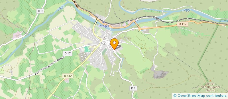 localisation de l'entreprise THAGADA  ESTAGEL