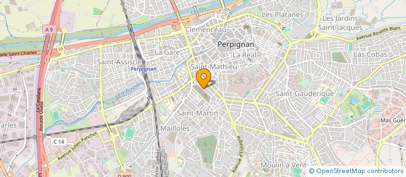 localisation de l'entreprise THAGALA à PERPIGNAN