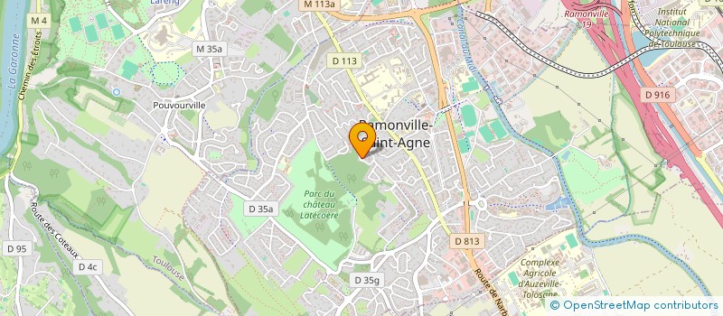 localisation de l'entreprise THAGASTE à RAMONVILLE ST AGNE