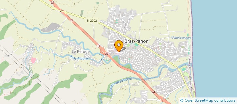 localisation de l'entreprise THAHERA CONSTRUCTION SARL  BRAS-PANON